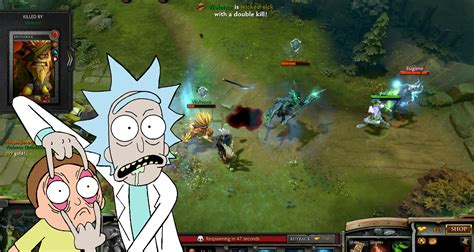 rick and morty dota 2.